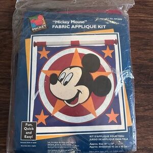 Disney Mickey Mouse Blue and Black Fabric Kit